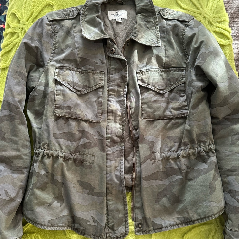 American Eagle Outfitters Camouflage Jacket